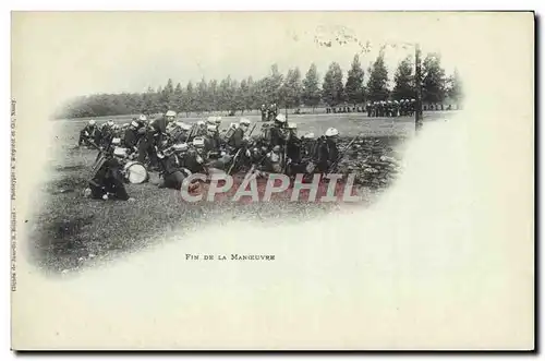 Cartes postales Militaria Fin de la manoeuvre