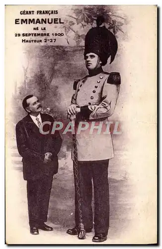 Cartes postales Foklore Geant Francais Emmanuel 2m27