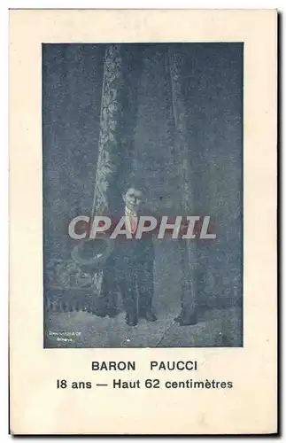 Cartes postales Foklore Nain Baron Paucci 62cm