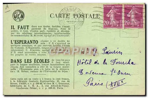 Carte Postale Esperanto