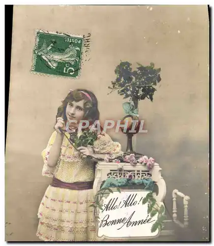 Cartes postales Fantaisie Telephone Enfant