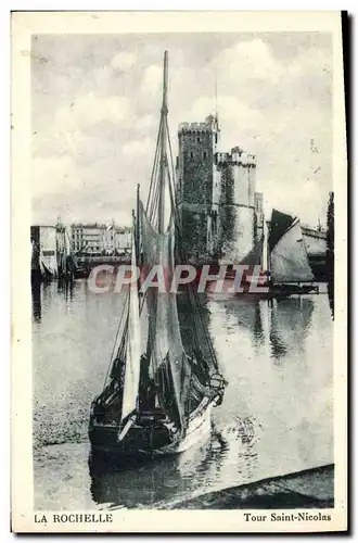 Cartes postales Bateau La Rochelle Tour Saint Ncolas