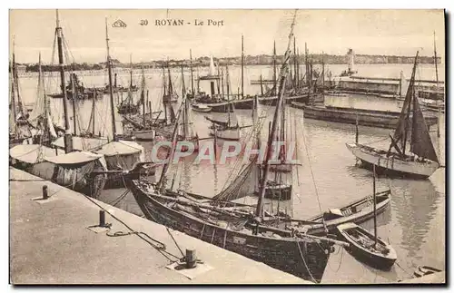 Cartes postales Bateau Royan Le port