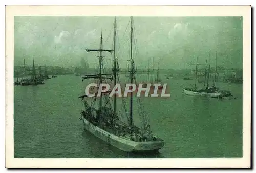 Cartes postales Bateau Bordeaux Les morutiers en rade