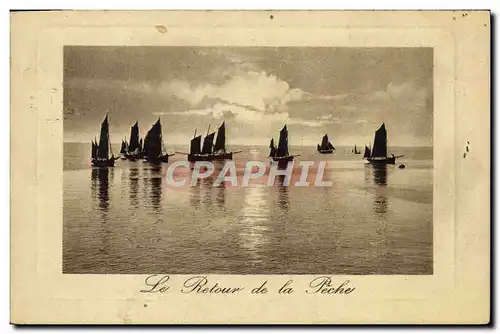 Cartes postales Bateau Le retour de la peche