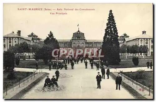 Cartes postales Saint Maurice Asile national des convalescents Vue principale