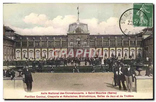 Ansichtskarte AK Saint Maurice Asile national des convalescents Pavillon central Chapelle et refectoires Biblioth