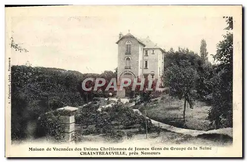 Cartes postales Enfants Maison de vacances des unions chretiennes de jeunes gens du groupe de la Seine Chaintrea