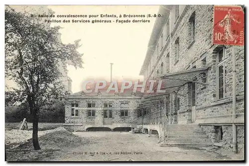 Cartes postales Enfants Asile de convalescence pour enfants a Brevannes Pavillon des services Generaux Facade de