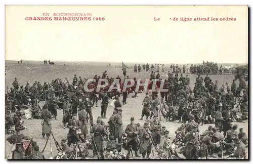 Cartes postales Militaria Bourbonnais Grandes manoeuvres 1909