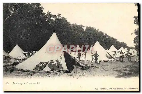 Cartes postales Militaria La camp d&#39Avon