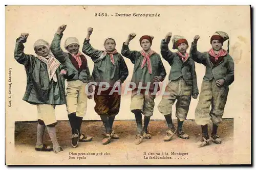 Cartes postales Folklore Danse savoyarde