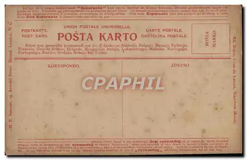 Cartes postales Esperanto