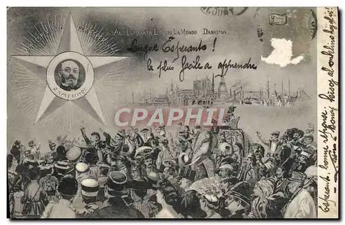 Cartes postales Esperanto La Mondo Dankema