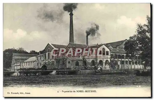 Cartes postales Papeteries de Sorel Moussel