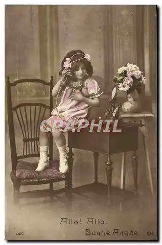 Cartes postales Telephone Enfant