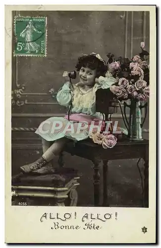 Cartes postales Telephone Enfant