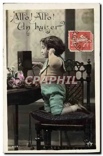 Cartes postales Telephone Enfant