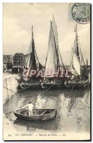 Ansichtskarte AK Bateau Le Treport Barques de peche