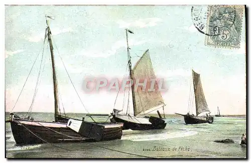 Cartes postales Bateaux de peche