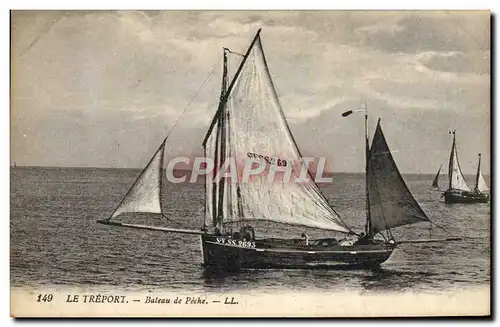 Cartes postales Bateau de peche Le Treport