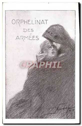 Cartes postales Orphelinat des Armees Militaria