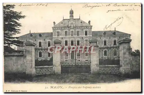 Cartes postales Macon Hospice des Enfants Assistes