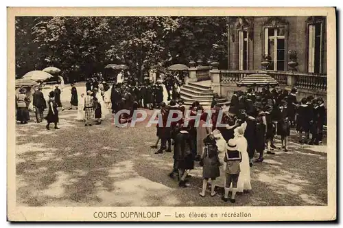 Cartes postales Cours Dupanloup Les eleves en recreation