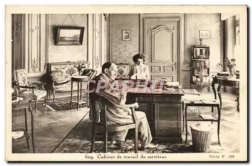 Cartes postales Cabinet du travail du serviteur