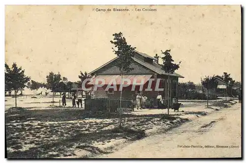 Ansichtskarte AK Militaria Camp de Sissonne les cuisines