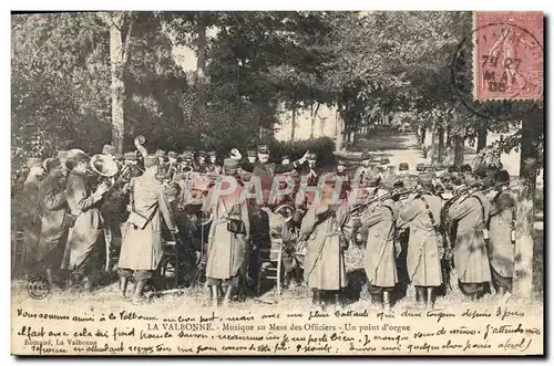 Cartes postales Militaria la Valbonne Musique au Mess des officiers Un point d'orgue