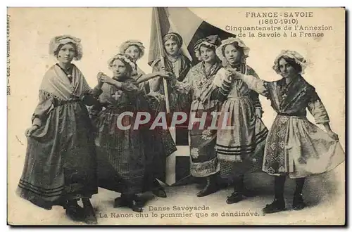 Cartes postales Folklore Savoie Danse savoyarde