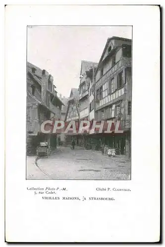 Cartes postales Collection du Photo Rue Cadet Paris Vieilles maisons a Strasbourg