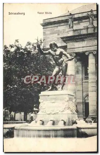 Cartes postales Strassburg Vater Rhein Photographie Gerschel aine Strasbourg