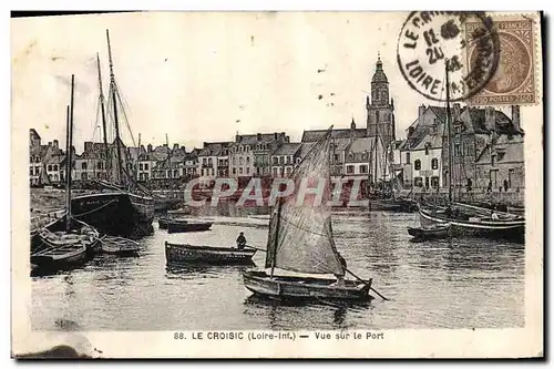 Cartes postales Bateau Peche Le Croisic Vue sur le port