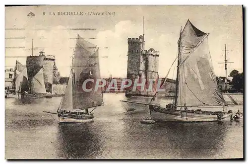 Cartes postales Bateau Peche La Rochelle l'avant port