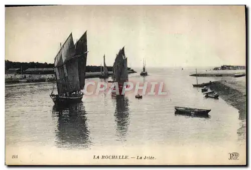 Cartes postales Bateau Peche La Rochelle la jetee