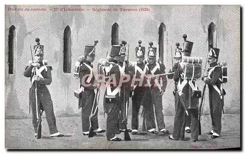 Ansichtskarte AK Militaria 37eme d&#39infanterie Regiment de Turenne 1832