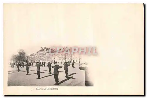 Cartes postales Militaria L&#39assouplissement