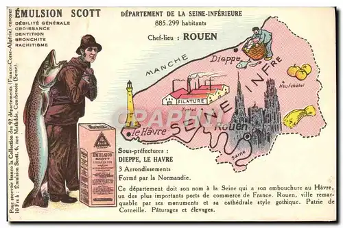 Cartes postales Emulsion Scott Departement Seine Inferieure Rouen