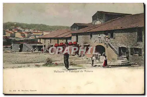 Cartes postales Poterie Ceramique Vallauris Fabrique de poterie