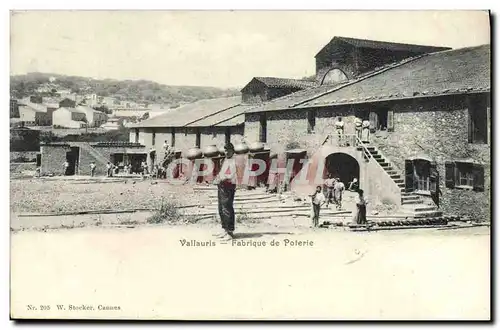 Cartes postales Poterie Ceramique Vallauris Fabrique de poterie