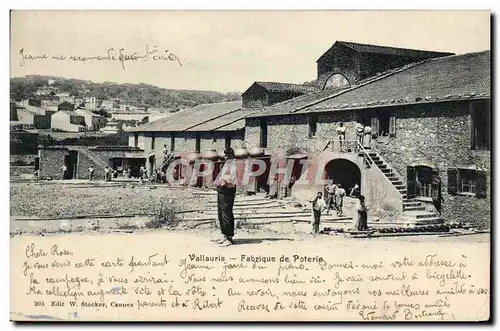 Cartes postales Poterie Ceramique Vallauris Fabrique de poterie