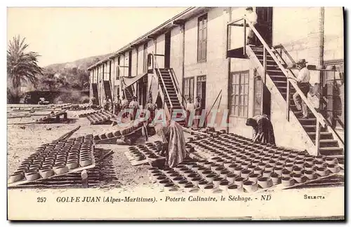 Cartes postales Poterie Ceramique Golfe Juan Poterie culinaire le sechage