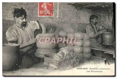 Cartes postales Poterie Ceramique Golfe Juan Poteries culinaires Les tourneurs TOP