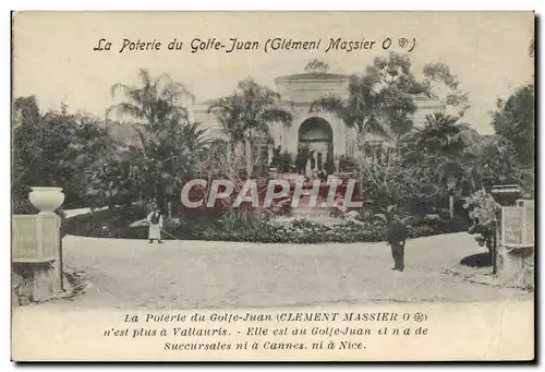 Cartes postales Poterie Ceramique Golfe Juan Clement Massier Vallauris