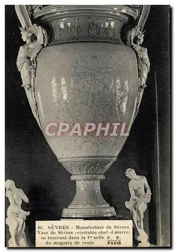 Ansichtskarte AK Poterie Ceramique Sevres Manufacture de Sevres Vase