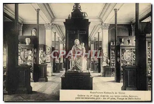 Cartes postales Poterie Ceramique Manufacture nationale de Sevres Galerie du 1er etage