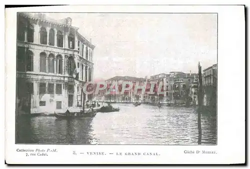 Ansichtskarte AK Photographie Dr Mieulet Venise Le grand canal