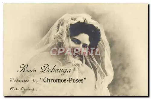 Cartes postales Photographie Renee Debauga Chroms Poses Femme TOP